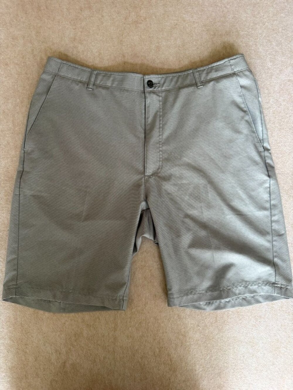 Pebble Beach Mens Shorts Size 38 Gray Performance Stretch Golf Casual 1026